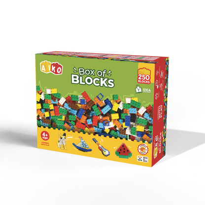 Box of Blocks 250pcs - Aiko