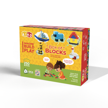 Box of Blocks 250pcs - Aiko