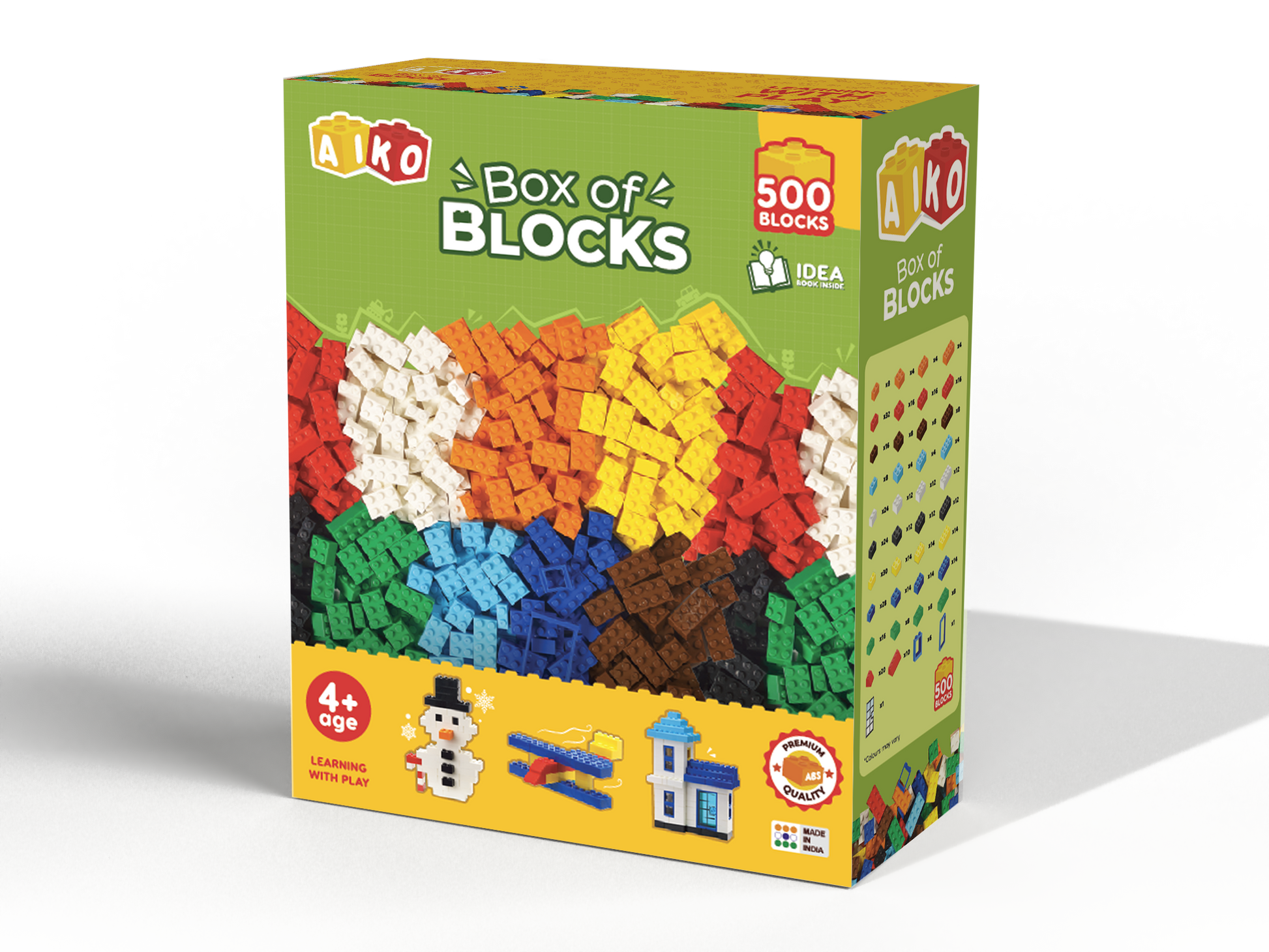 Box of Blocks 500pcs - Aiko