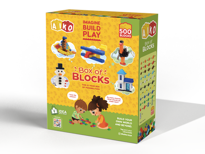 Box of Blocks 500pcs - Aiko