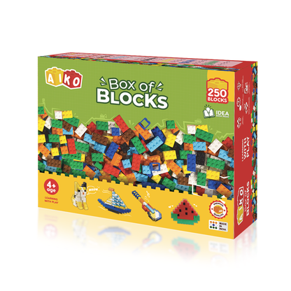 Box of Blocks 250pcs - Aiko